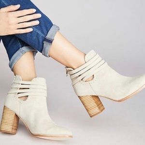 Priced to sell! ANTHROPOLOGIE STRAPPED BOOTIES